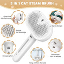 SLAVOL CAT STEAM BRUSH,3 IN 1 EFFECTIVE REMOVAL OF ELECTROSTATIC SPRAY - WHITE Like New