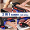 WORKPRO BELT DISC SANDER VERTICAL 4" X 36" 6" DISC SANDPAPERS W125074AE - BLUE - Like New