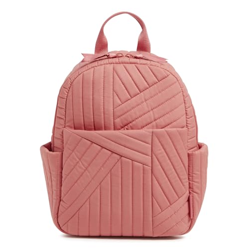 39171-15962 VERA BRADLEY COTTON SMALL BACKPACK TERRA COTTA ROSE - Brand New
