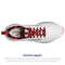 Brooks Women Levitate 6 Running Shoe White/Red/Silver Size 10 (W8/42) - Like New