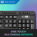 ADESSO WIRELESS DESKTOP KEYBOARD AND MOUSE KEYBOARD AND MOUSE COMBO - BLACK - Like New