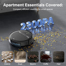 SMART LIFE ROBOT VACUUM AND MOP COMBO, 2-IN-1 ROBOT VACUUM CLEANER - BLACK - Like New