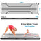 SERENELIFE INFLATABLE TRAINING AIR MAT GYMNASTICS EXERCISE TUMBLE 9.8FT - GRAY - Like New