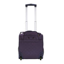 Rockland Melrose Upright Wheeled Underseater Carry-On Luggage, Purple 15" - Like New