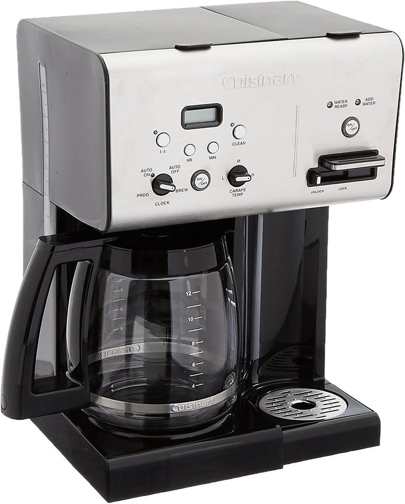 Cuisinart Plus 12-Cup Hot Water Coffee Maker - Black/Stainless - Like New