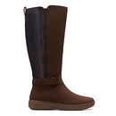 B0B8XHW51S-NEW-Clarks Women's Caroline Style Boot Suede-Dark Brown-Size 8 - Brand New