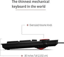 Das Keyboard 4 Root Cherry MX Brown Mechanical Switches DKPKDK4P0MNS0USX - BLACK - Like New