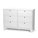 Little Seeds Posey 6-Drawer Dresser - True White - Like New