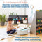 ECR4KIDS 5 COMPARTMENT MOBILE STORAGE CABINET 24IN CLASSROOM FURNITURE GREY WASH - Like New