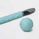 ALL IN MOTION 17.75" MASSAGE STICK HANDHELD POLYURETHANE FOAM MASSAGER AQUA BLUE - Like New