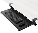 VIVO Large Keyboard Tray Under Desk Pull Out with Extra Sturdy Clamp - BLACK - Like New