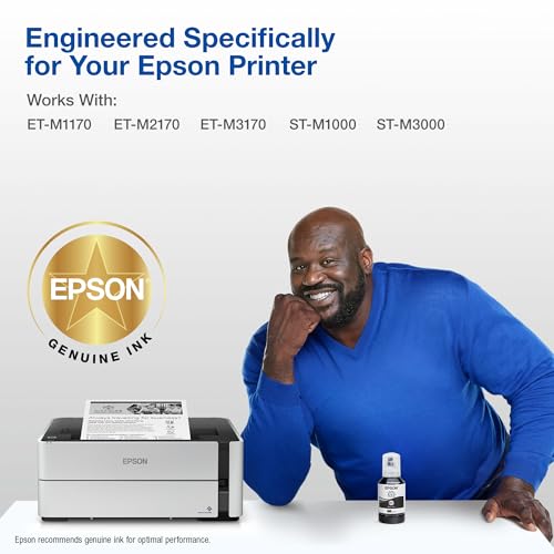 EPSON 532 Ecotank Ink Ultra High Capacity Bottle Black T532120-S - Brand New
