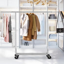 Simple Houseware Heavy Duty Clothing Garment Rack B01MSAVQJO - Chrome - Brand New