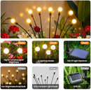 URAGO SOLAR POWERED FIREFLY LIGHTS 8 LEDS 4 Pack,32 LEDs XLTD-730 - BLACK - Like New