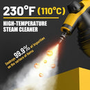STEAMIFY PRESSURIZED HANDHELD STEAM CLEANER POWERFUL HOME USE - BLACK&YELLOW - Like New