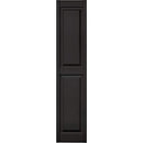 14 3/4"W x 71"H Williamsburg Double Panel Shutters, Shutter-Lok's, 002 - Black - Brand New