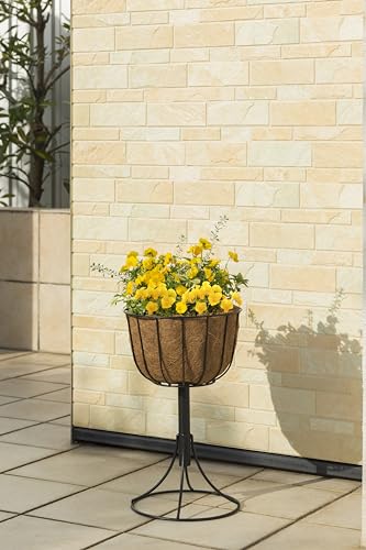 VEGTRUG LOW RAISED AQUA TOWER PLANTER WITH WATER RESERVOIR PQA-03USAQ - BLACK - Like New