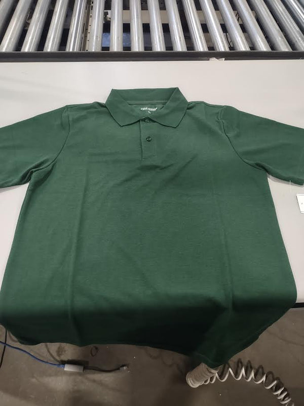 POLO AVENUE PLO AVENUE POLO SHIRT COLOR HUNTER DARK GREEN - SIZE: MEN L - HUNTER - Brand New