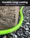 RAINDOT GARDEN HOSE 100FT, SWIVEL HANDLE, FLEXIBLE, 5/8" MALE TO FEMALE - GREEN - Like New
