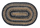 IHF Home Decor |River Shale Premium Braided Collection | Jute/Cotton, 36"x60" - Like New