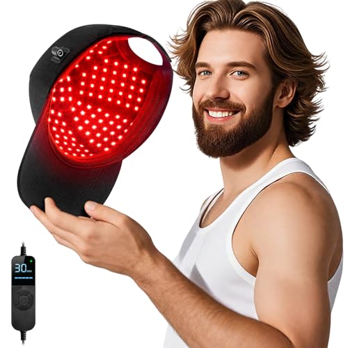 GENERIC LASER HAIR GROW CAP，RED LIGHT THERAY FOR HAIR, DEEP CAP - BLACK - Like New