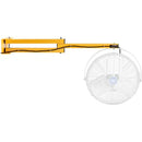 GLOBAL INDUSTRIAL™ DOCK LIGHT ARM W/ MOUNTING KIT, 40"L - YELLOW - Like New