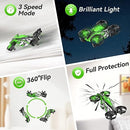 Lansand Mini Drone Small RC Drone Quadcopter 2In1 Race Fly EC200 - Green Like New