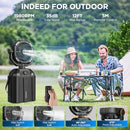NYXQUARK PORTABLE MISTING FAN WITH 25000MAH, REVERSE CHARGING, HW-003 - BLACK - Like New