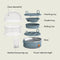 BELLA ELECTRIC EGG COOKER 14 EGGS CAPACITY DOUBLE STACK 360 WATT - SURF - Like New