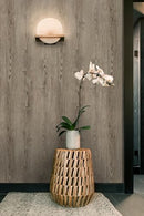 GLORYTIK 118"X17.7" GREY BROWN WOOD GRAIN CONTACT PAPER FAUX WOOD W-118X17.7 - Brand New