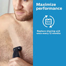 PHILIPS NORELCO GENUINE BODYGROOM REPLACEMENT TRIMMER SHAVER FOIL - BLACK/SILVER - Like New