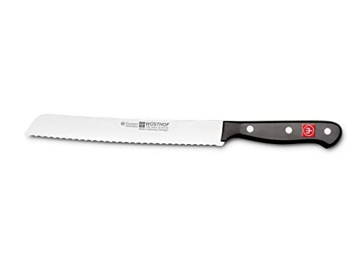 WUSTHOF GOURMET 8" BREAD KNIFE - SILVER/BLACK - Like New