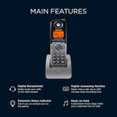 MOTOROLA VOICE DECT 6.0 4-LINE CORDLESS EXPANSION HANDSET ML1200 - BLACK - Brand New