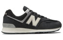 NEW BALANCE 574 MEN'S SNEAKERS - SIZE: MEN 7.5 - BLACK/WHITE/GRAY - Like New