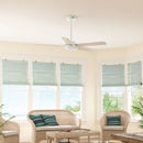 HUNTER ANVIK 52” INDOOR/OUTDOOR CEILING FAN WITH REMOTE - FRENCH WHITE - Like New