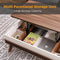 BIDISO LIFT TOP COFFEE TABLE, 15.7H X 39.3W X 16.53D IN - WALNUT - Like New