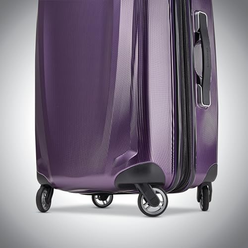 Samsonite Winfield 3 DLX Hardside Expandable Luggage with Spinners Purple - Brand New