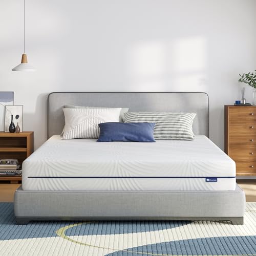 AVENCO 12" California King Mattress, Gel Memory Foam, CertiPUR-US - WHITE - Brand New
