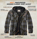 LEGENDARY WHITETAILS MENS PLAID FLANNEL SHIRT JACKET QUILTED HOOD -SIZE M - Brand New