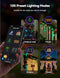 MINETOM SMART C9 CHRISTMAS LIGHTS OUTDOOR 150 LED 164FT MULTI - MULTI - Like New