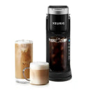 KEURIG K-CAFÉ BARISTA BAR SINGLE SERVE COFFEE MAKER WITH COLD BREW - BLK/SILVER - Like New