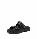 NL5223 SOREL WOMEN'S REIN SLIDE SANDALS SIZE WANUKW6JP W39 BLACK/BLACK SIZE 8 - Like New