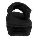 VIONIC RELAX ADJUSTABLE STRAP SANDAL SLIPPER (WOMEN'S) - SIZE: WOMEN 10 - BLACK - Like New