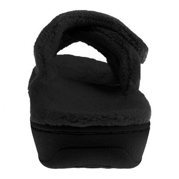 VIONIC RELAX ADJUSTABLE STRAP SANDAL SLIPPER (WOMEN'S) - SIZE: WOMEN 10 - BLACK - Like New