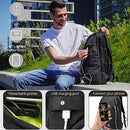 Swissdigital Design Large Travel Backpack for Men with USB Charging Port (JAVA) - Like New