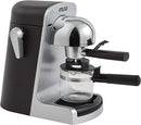 IMUSA USA GAU-18215 4-Cup Bistro Electric Espresso/Cappuccino Maker - Silver - Like New