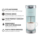 Keurig K-Mini Plus Single Serve K-Cup Pod Coffee Maker, 6 to 12oz, Misty Green - Like New