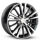2014-2019 Toyota Corolla 16" Black Aluminum Rim OE Direct Replacement - Brand New