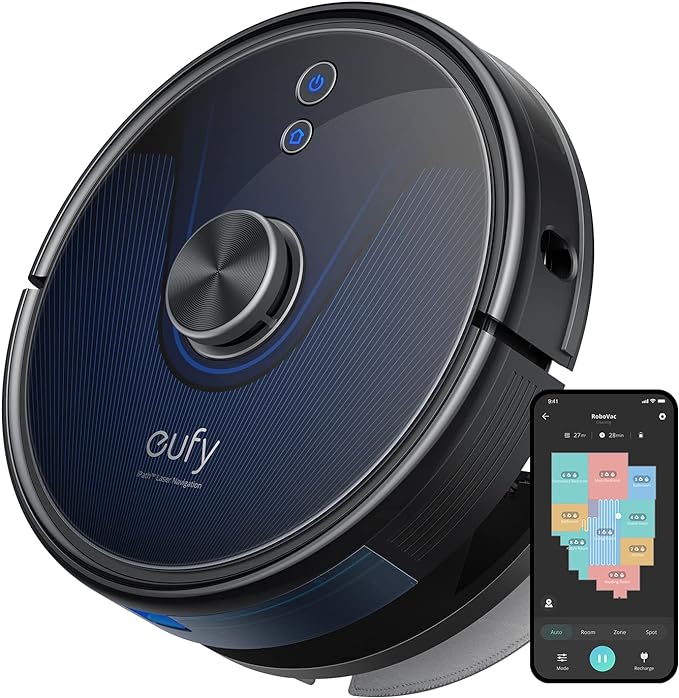 eufy RoboVac L35 Hybrid Robot Vacuum Mop T2194111 No Accessories - Black - Like New