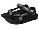 TEVA MEN'S M HURRICANE XLT2 SPORT SANDALS - SIZE: MEN 8 - ATMOSPHERE BLACK/GRAY - Like New